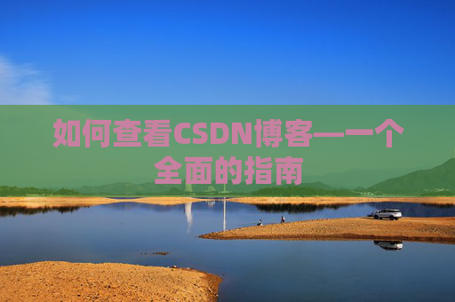 如何查看CSDN博客—一个全面的指南